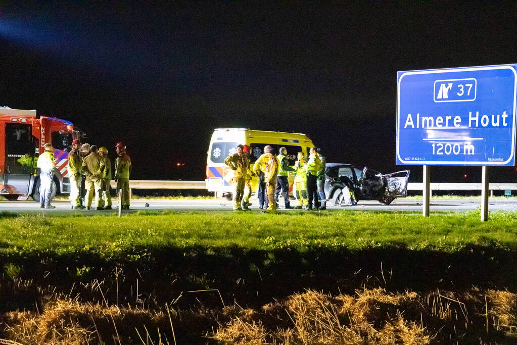 Automobilist overleden bij aanrijding