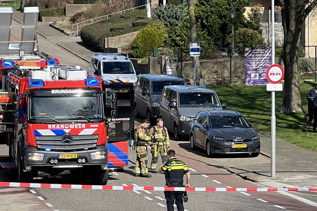 Forse rookontwikkeling bij woningbrand, traumateam ingezet