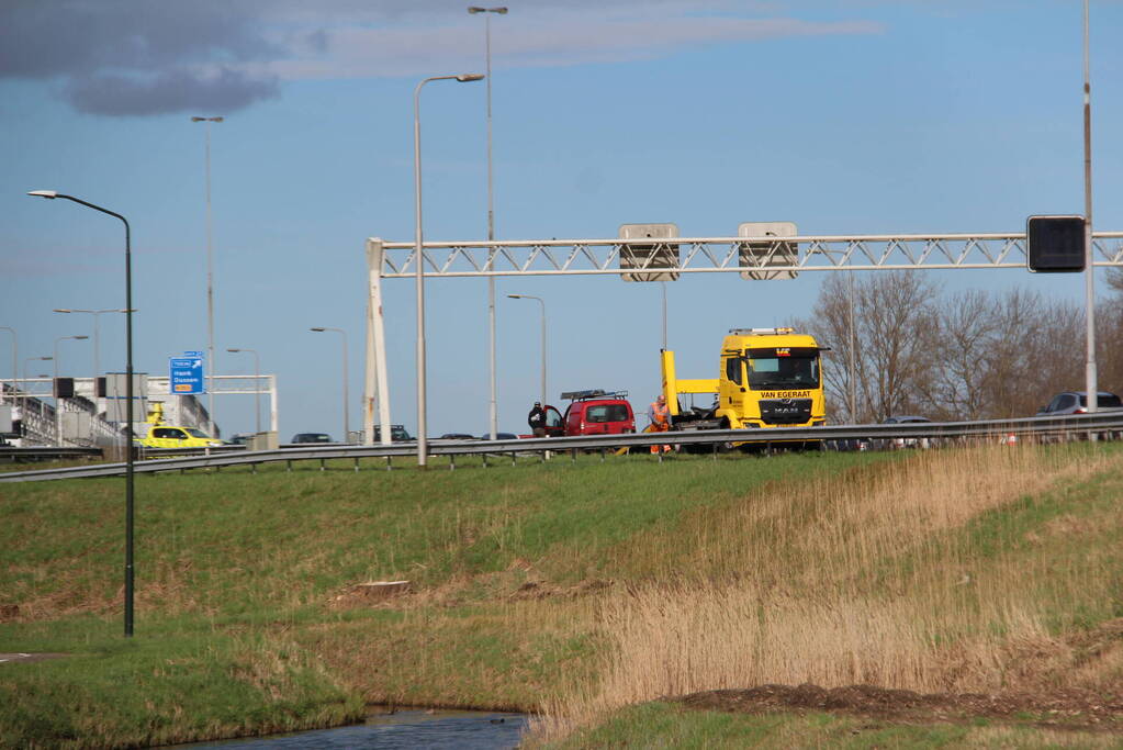 Veel schade bij eenzijdig ongeval