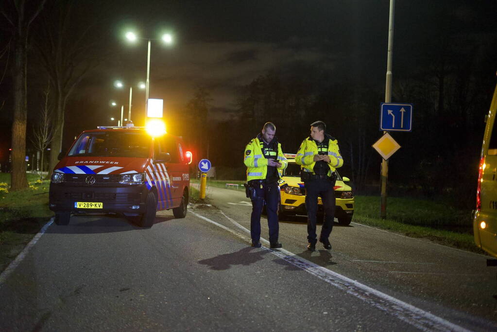 Persoon overleden bij eenzijdige aanrijding