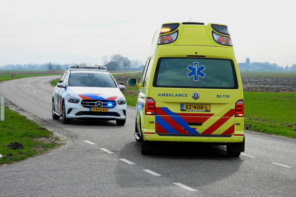 Fietser gewond bij ongeval op kruising