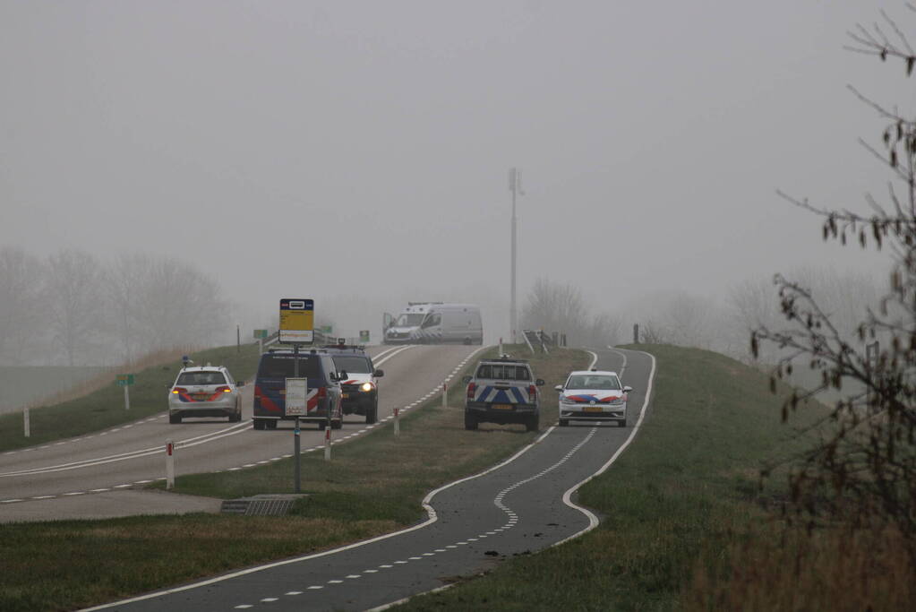 Hulpdiensten groots ingezet na aantreffen verdacht pakket