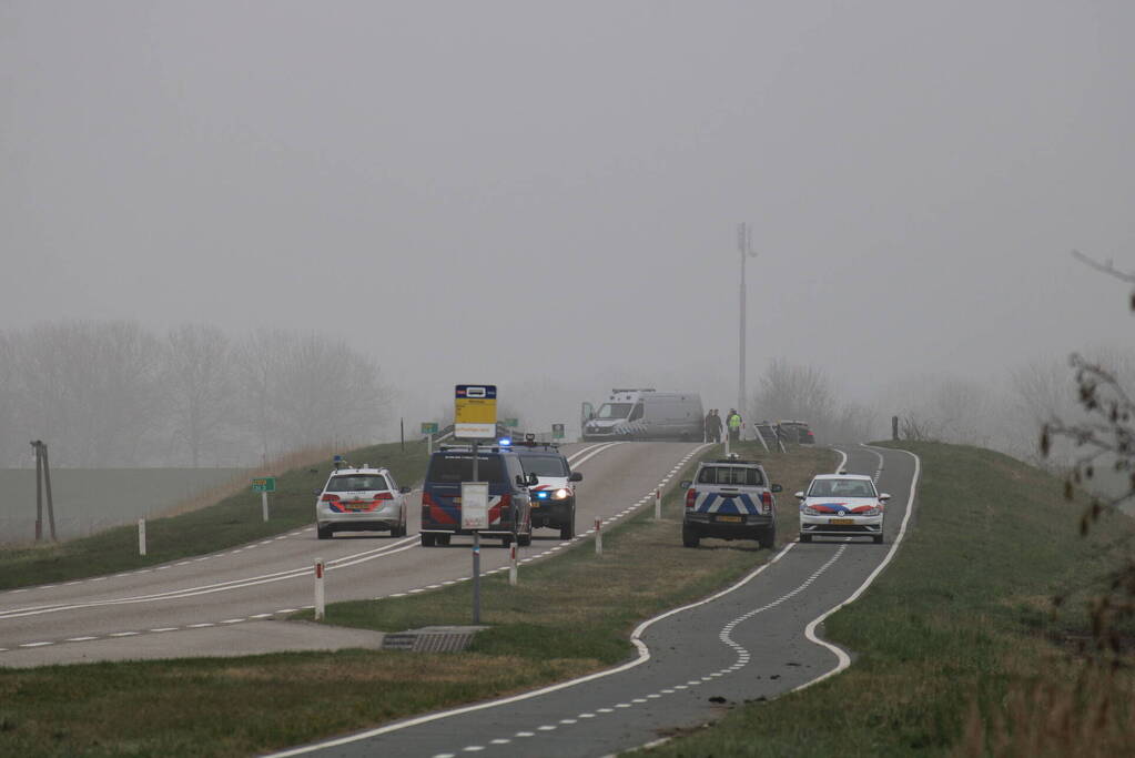 Hulpdiensten groots ingezet na aantreffen verdacht pakket