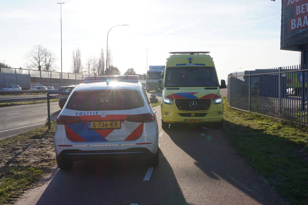 Fietser gewond bij aanrijding op kruising