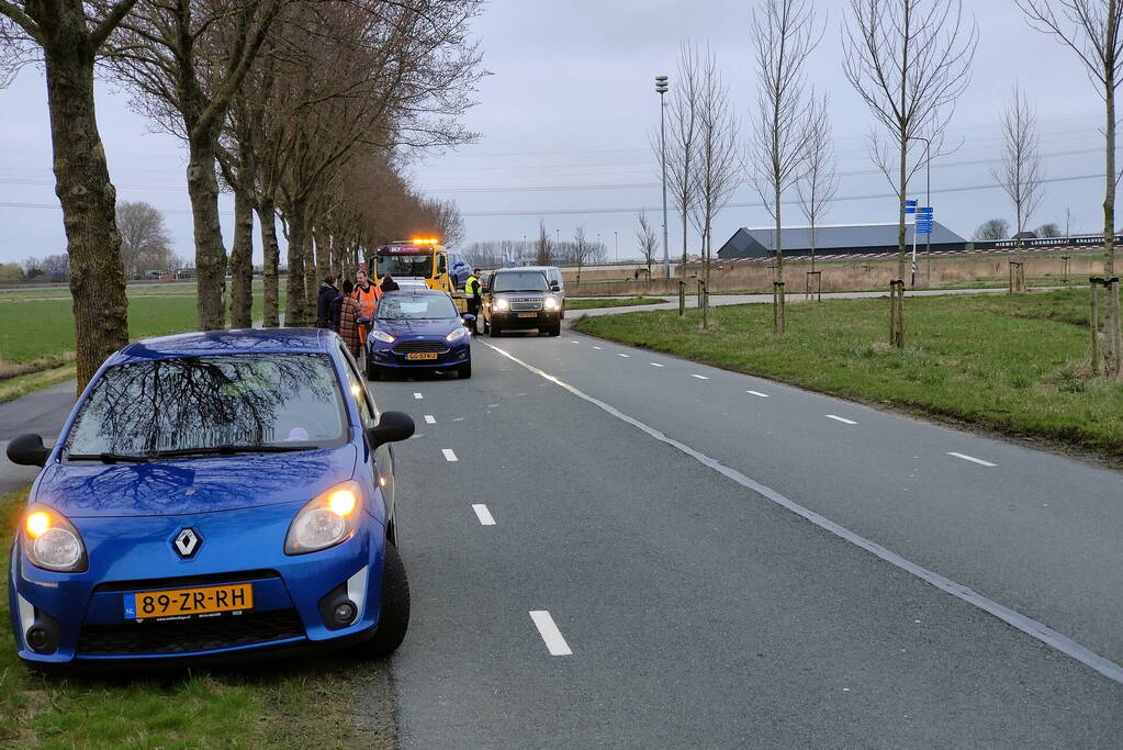 Twee voertuigen beschadigd door ongeval