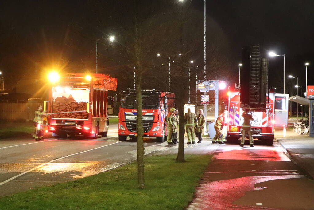 Zeer grote brand in leegstaande schuur