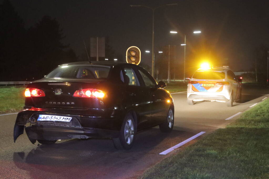 Veel schade bij kop-staartbotsing