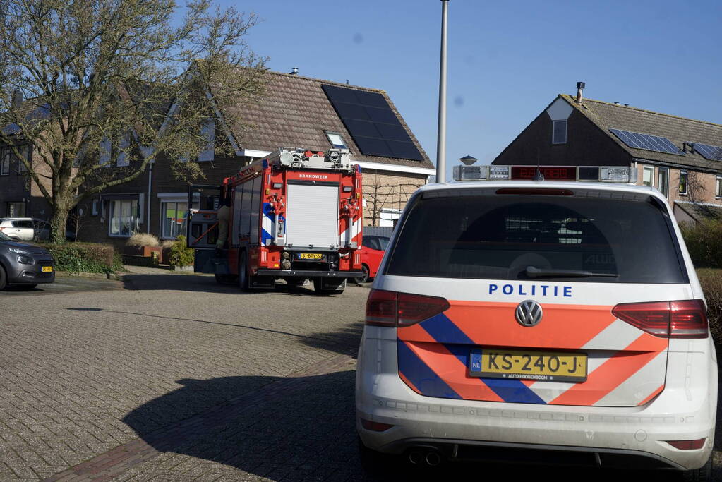 Vuilverbranding in tuin aangezien voor buitenbrand