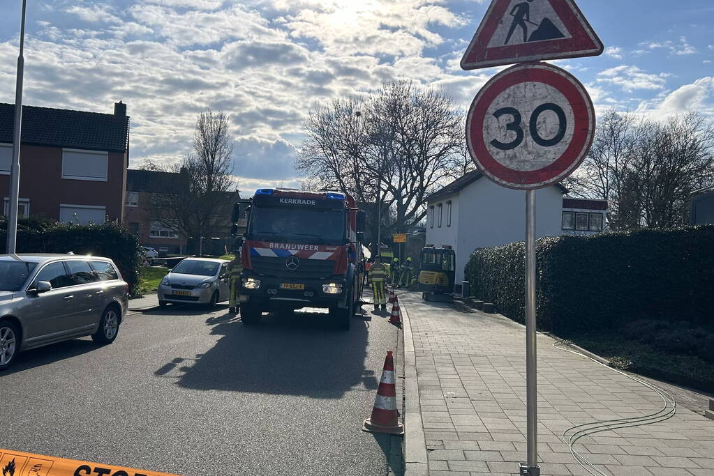 Gasleiding geraakt tijdens aanleg glasvezel