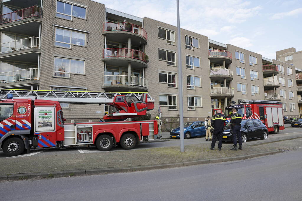 Brand in appartement snel onder controle