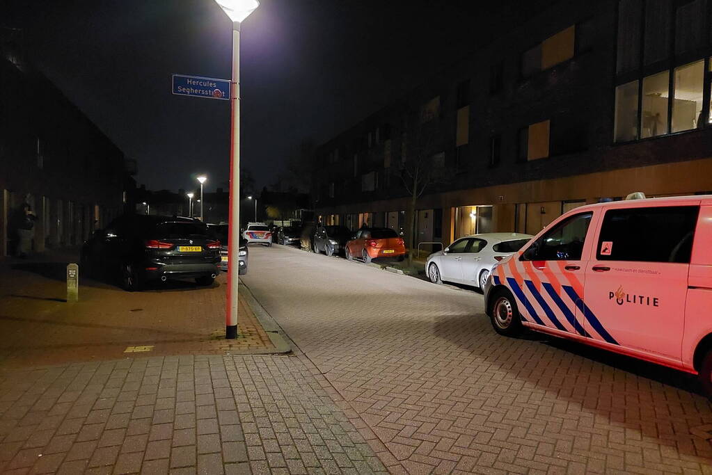 Aanhouding na conflict bij woning