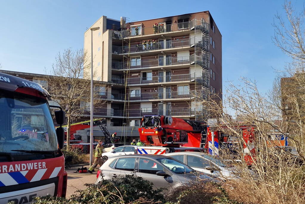 Appartement onbewoonbaar na uitslaande brand