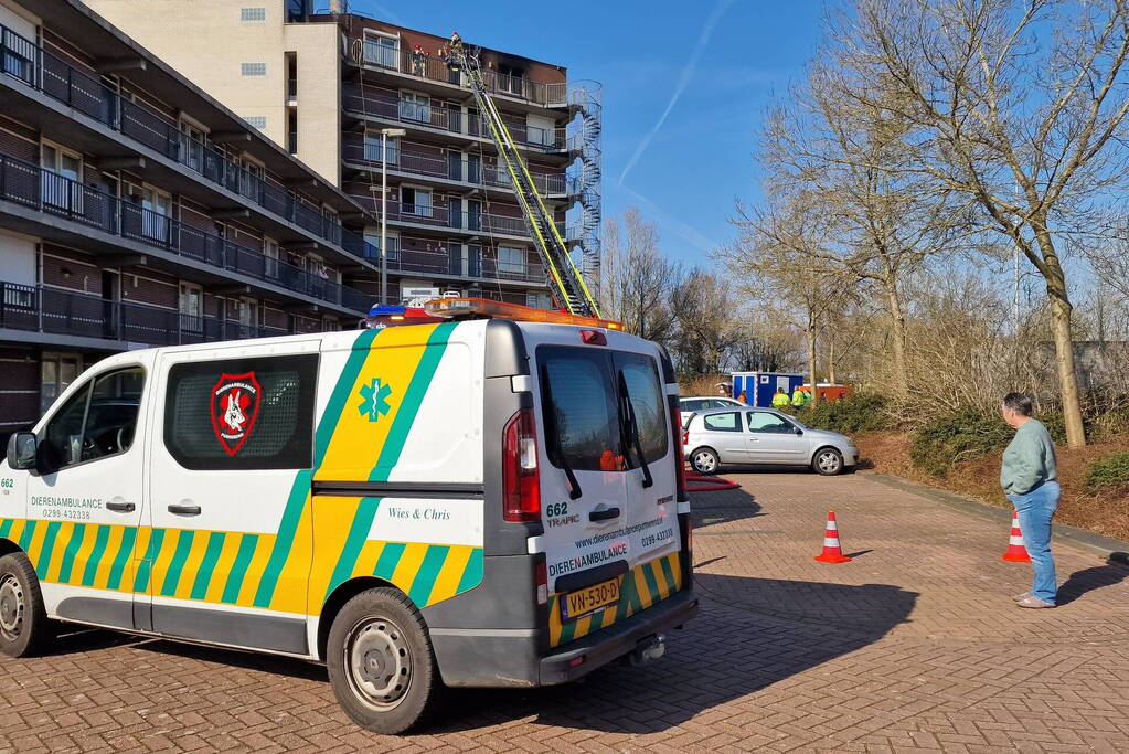 Appartement onbewoonbaar na uitslaande brand