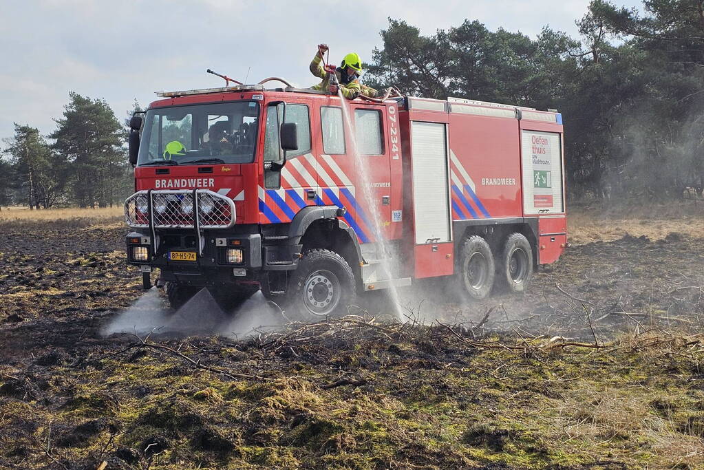 Eerste zeer grote brand in heidegebied een feit