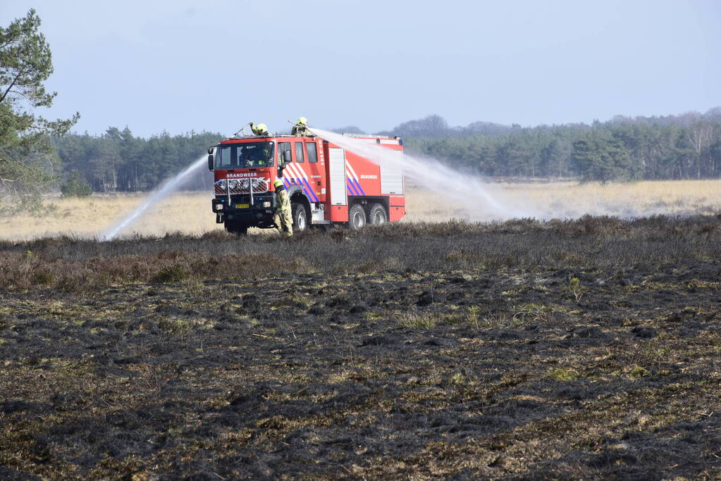 Eerste zeer grote brand in heidegebied een feit