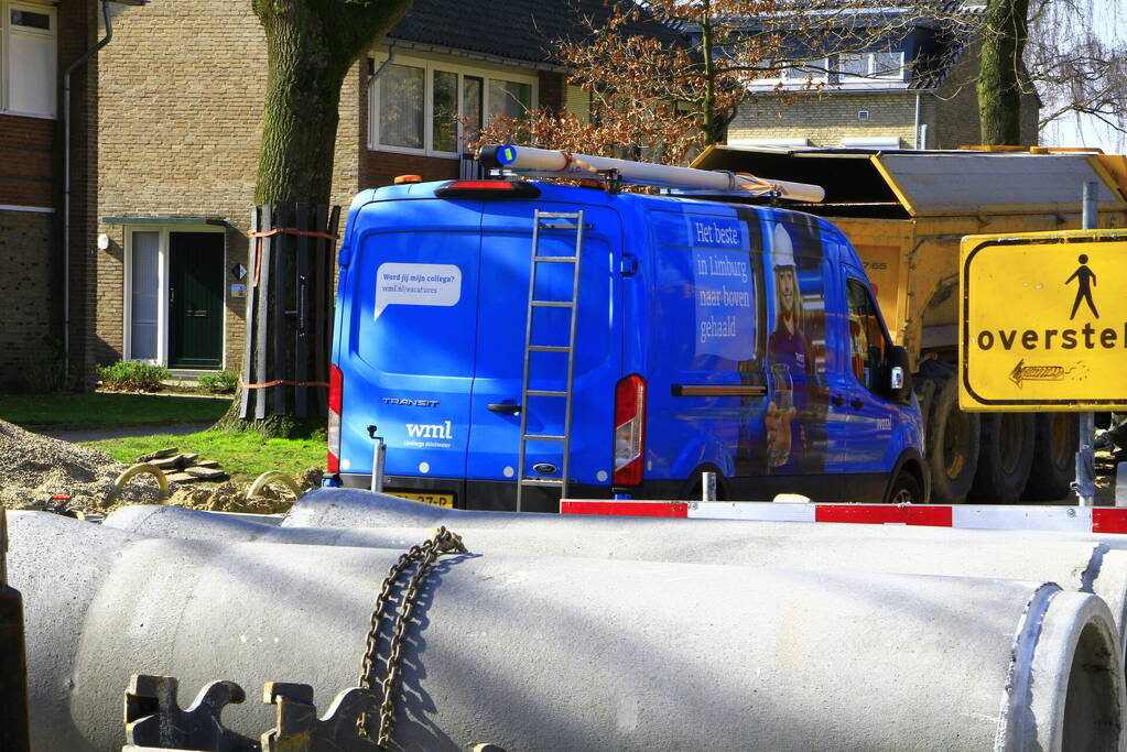 Waterlek tijdens straatrenovatie verstoort waterlevering