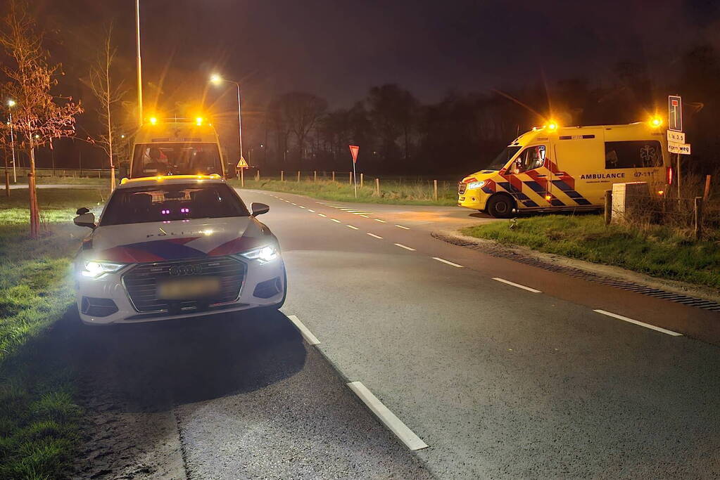 Traumahelikopter landt voor medische noodsituatie in huis