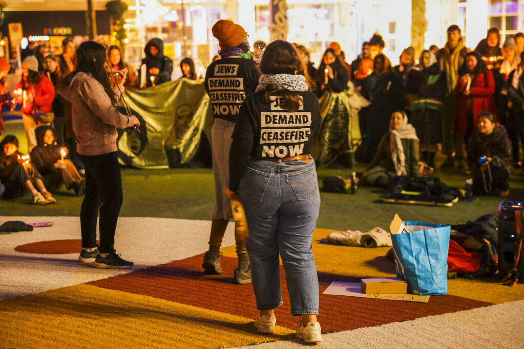 Grote opkomst bij gemengde demonstratie