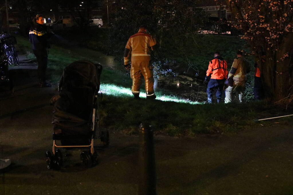 Zoektocht na aangetroffen kinderwagen