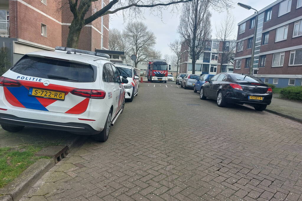 Rookontwikkeling bij brand in flatwoning