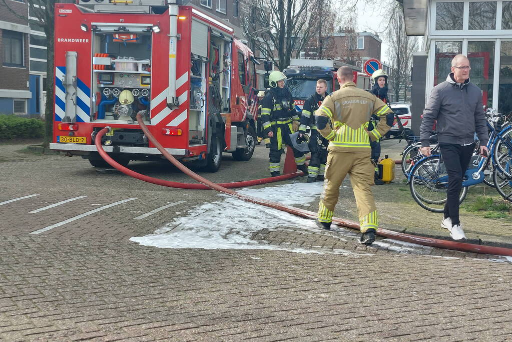 Rookontwikkeling bij brand in flatwoning