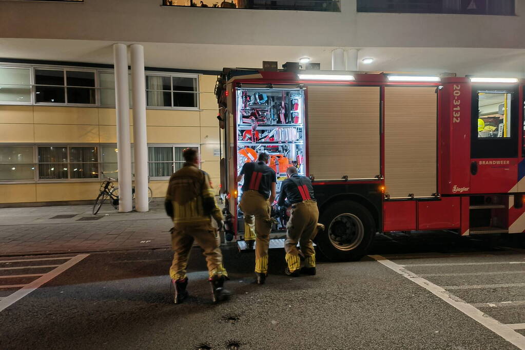 Smeulende sigaret zorgt voor inzet brandweer