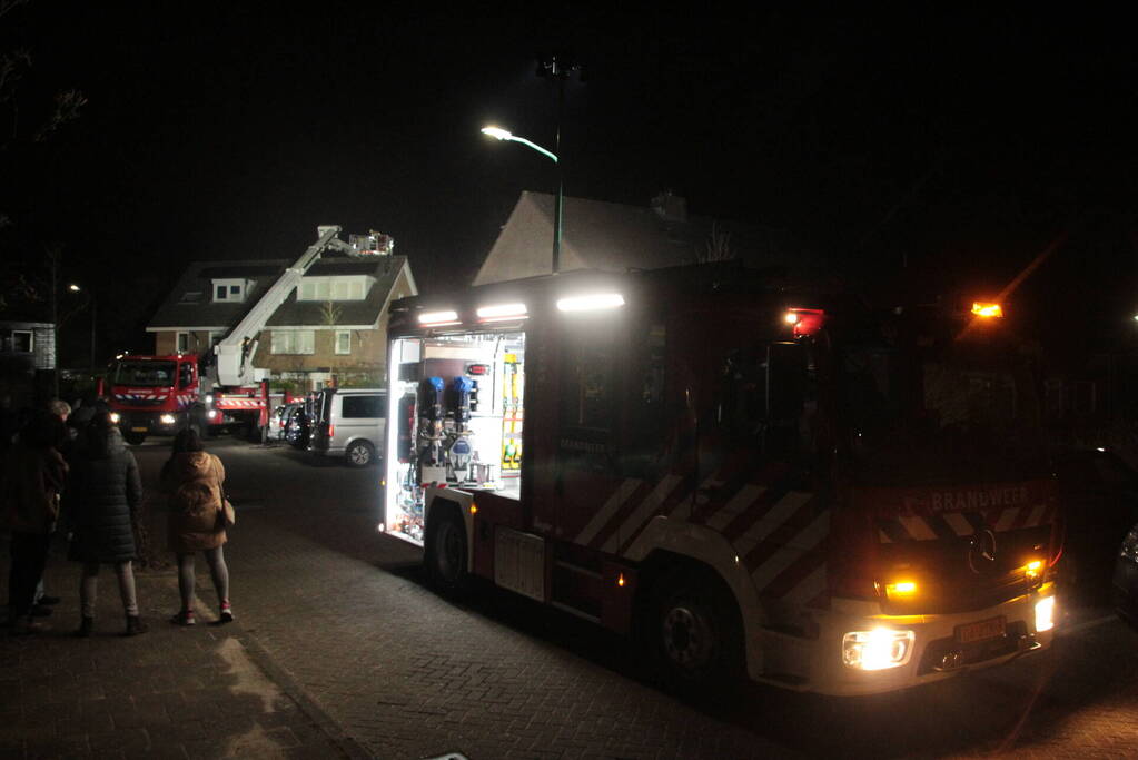 Schoorsteenbrand snel onder controle