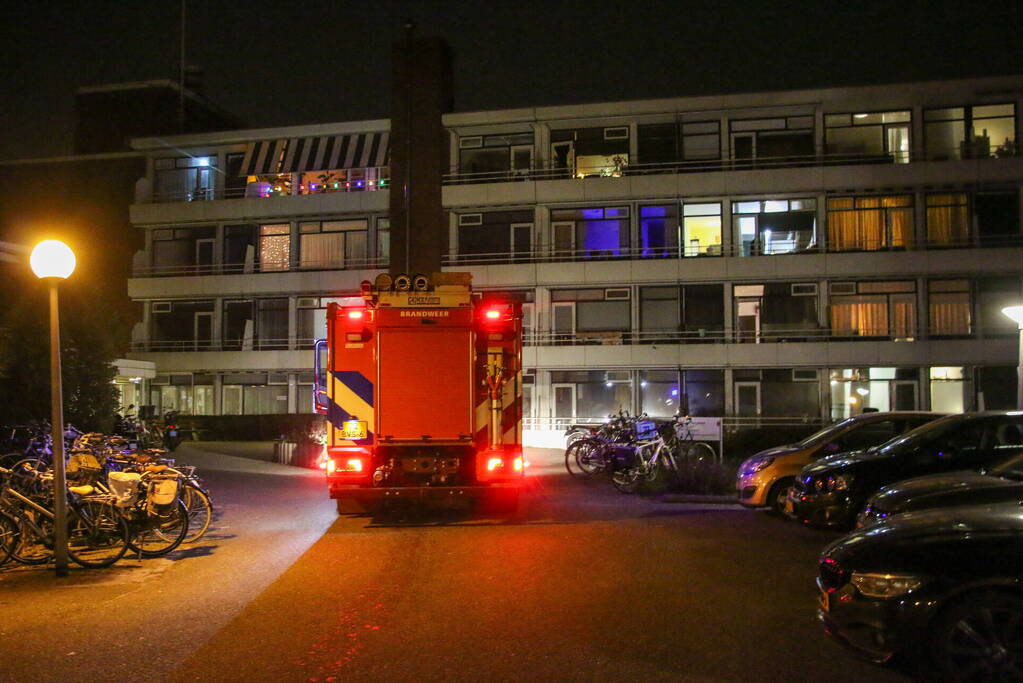 Brandweer ingezet voor rookontwikkeling in appartement