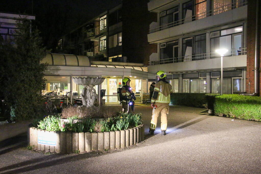 Brandweer ingezet voor rookontwikkeling in appartement