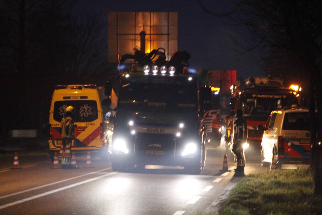 Meerdere voertuigen beschadigd bij botsing