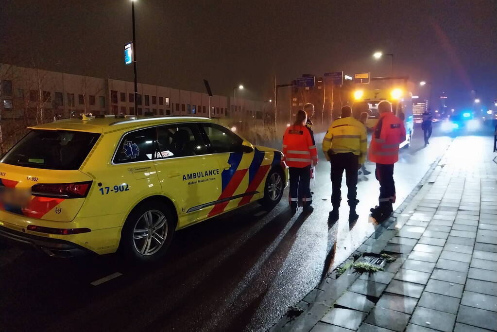 Traumateam ingezet voor ten val gekomen persoon