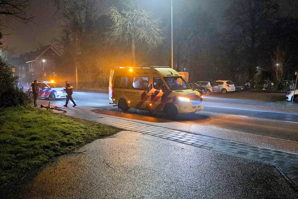 Fietser gewond na harde val