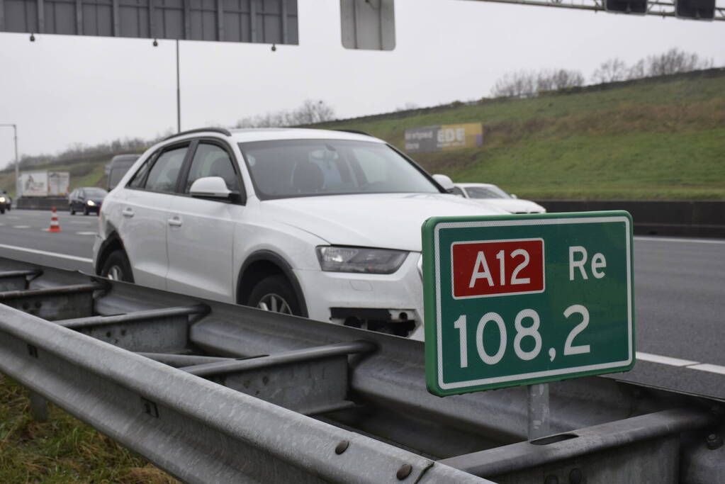 Flinke schade door ongeval op snelweg