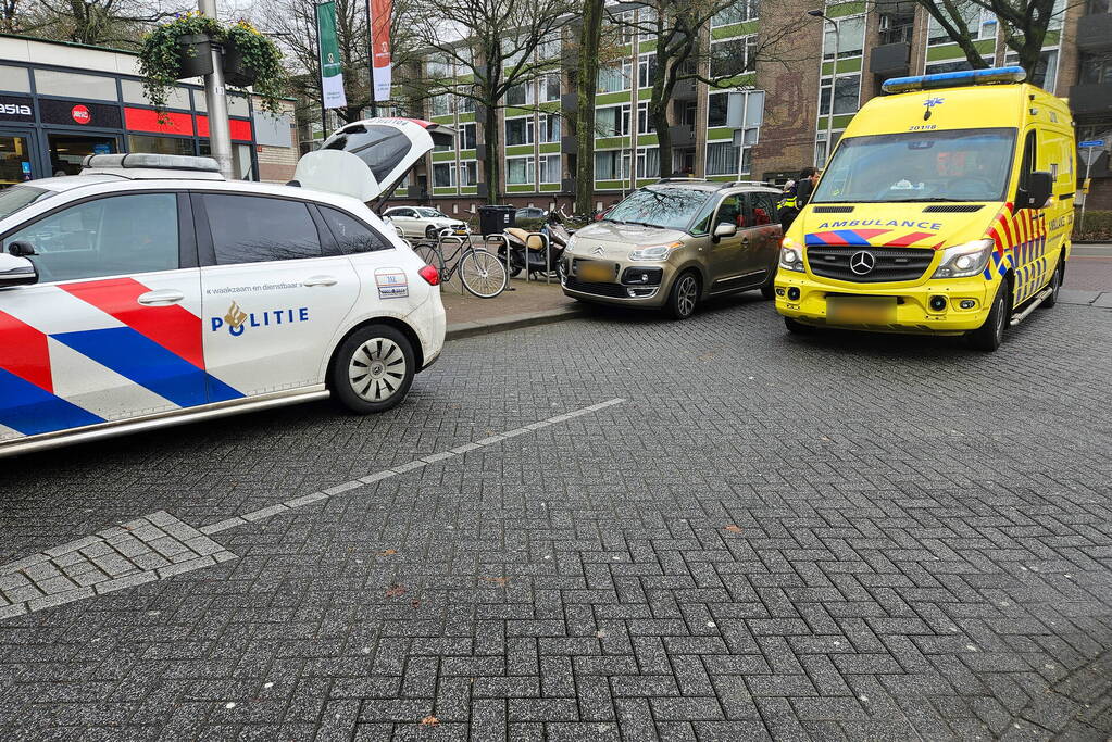 Fatbiker en automobilist botsen op elkaar