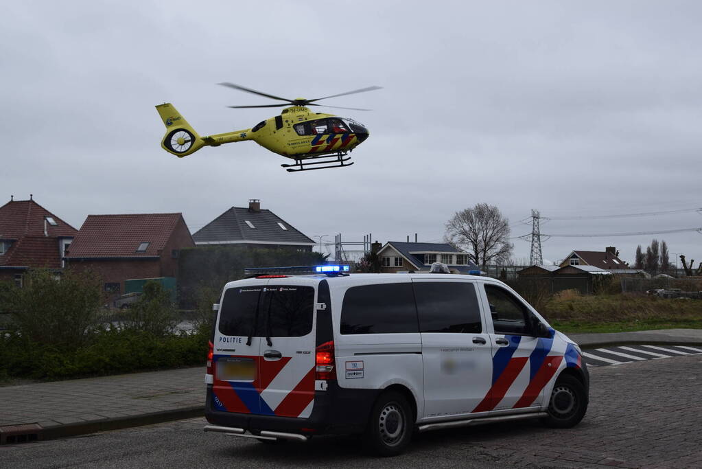 Traumateam ingezet voor medische noodsituatie in een woning