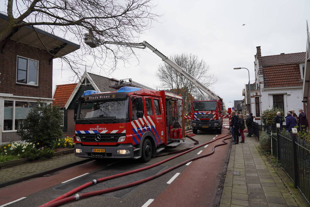 Grote brand in schuur