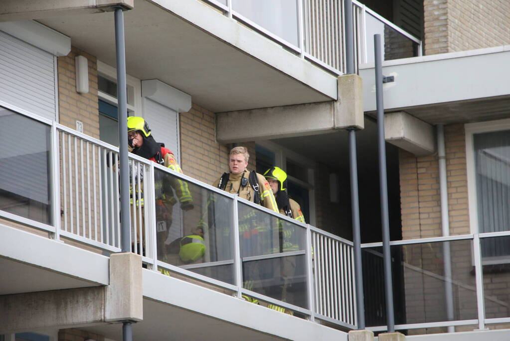 Brandweer controleert opnieuw flatwoning op koolmonoxide