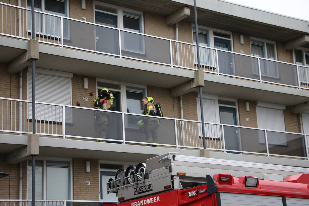 Brandweer controleert opnieuw flatwoning op koolmonoxide