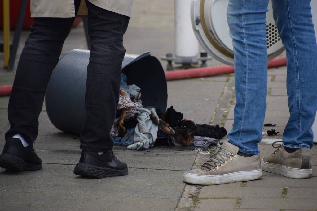 Brand is wasdroger in snackbar