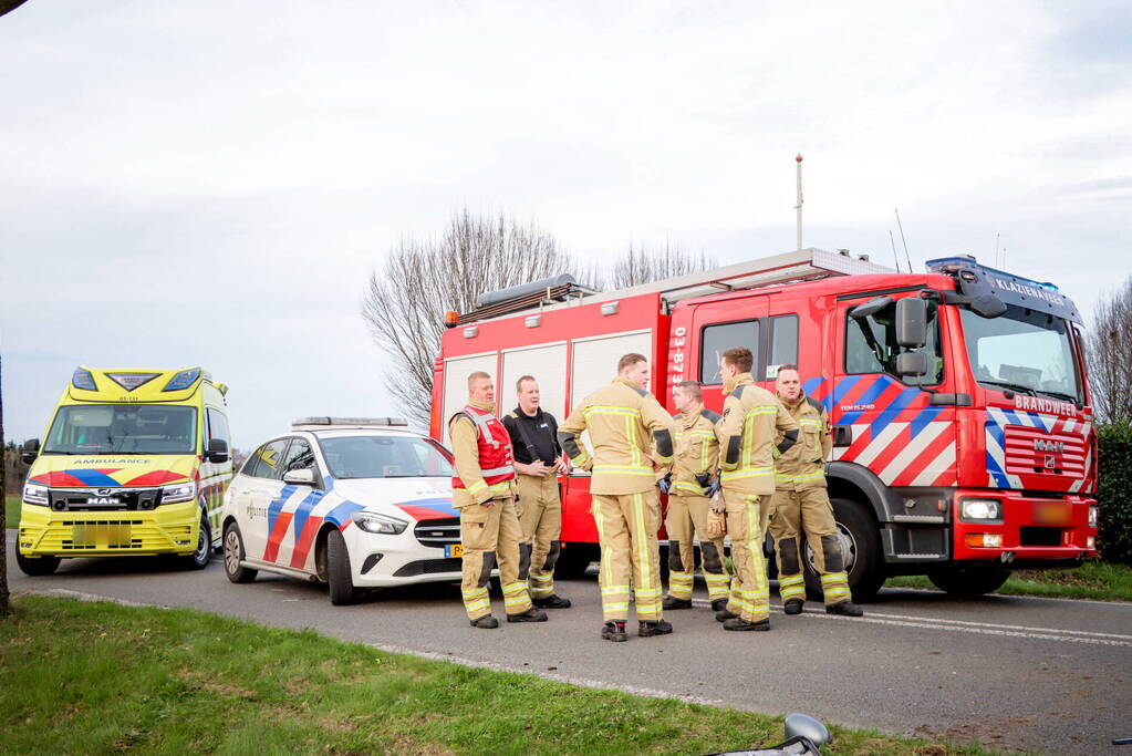 Zwaargewonde bij eenzijdig ongeval