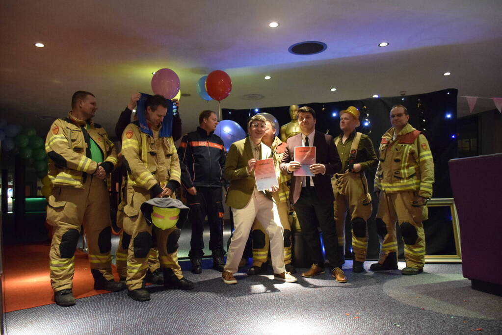 Brandweer Stadspoort zet bedrijfshulpverleners bioscoop in het zonnetje