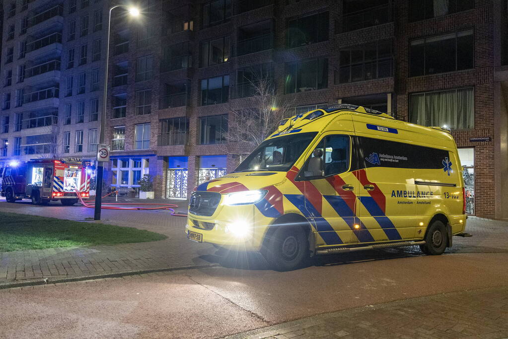 Deel appartementencomplex tijdelijk ontruimd door brand