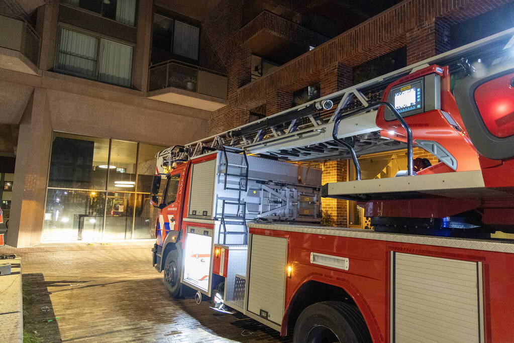 Deel appartementencomplex tijdelijk ontruimd door brand