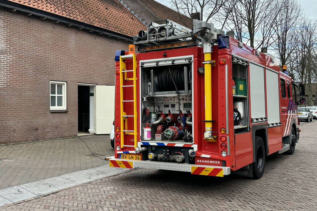 Brand in oven van bakkerij