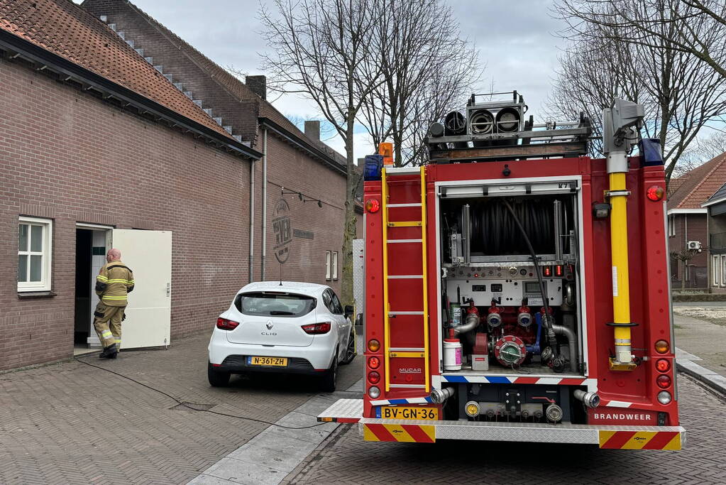 Brand in oven van bakkerij