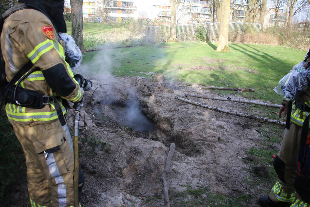 Buitenbrand snel onder controle