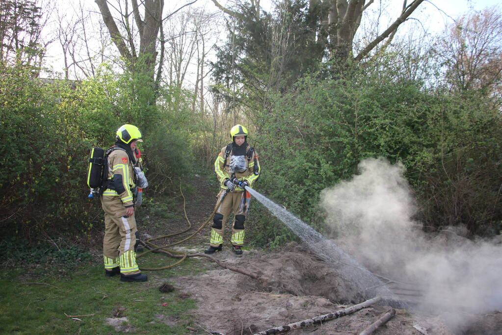 Buitenbrand snel onder controle