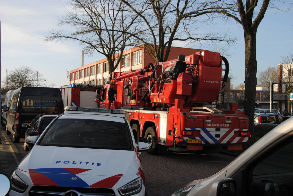 Brand in kelderbox snel onder controle