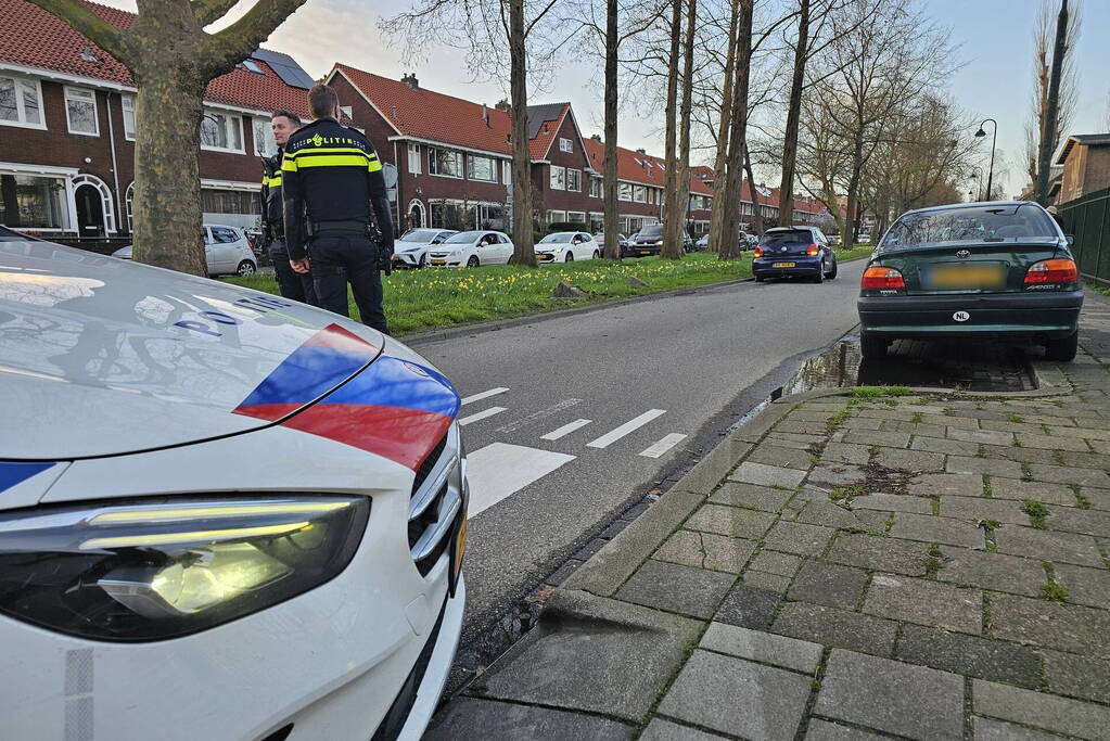 Auto zwaar beschadigd na uitwijkmanoeuvre