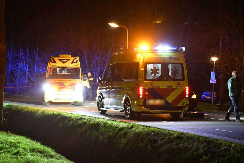 Fietser zwaargewond bij ongeval met auto